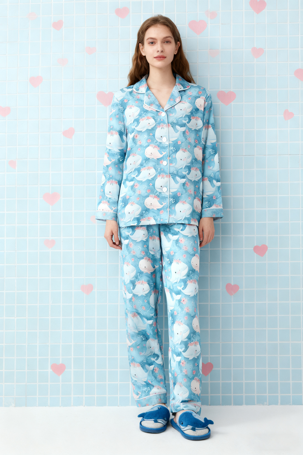 Azure Whale & Secret Garden Pajamas - My Store