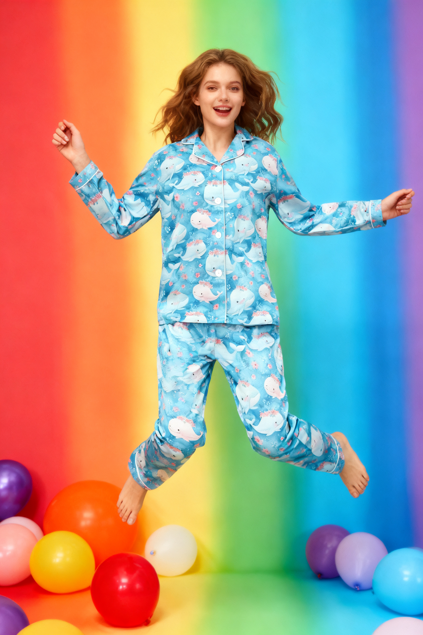 Azure Whale & Secret Garden Pajamas - My Store