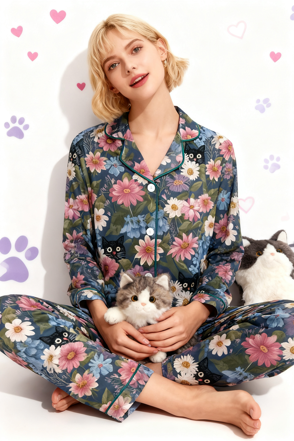 Moonlit Cat Pajamas - My Store