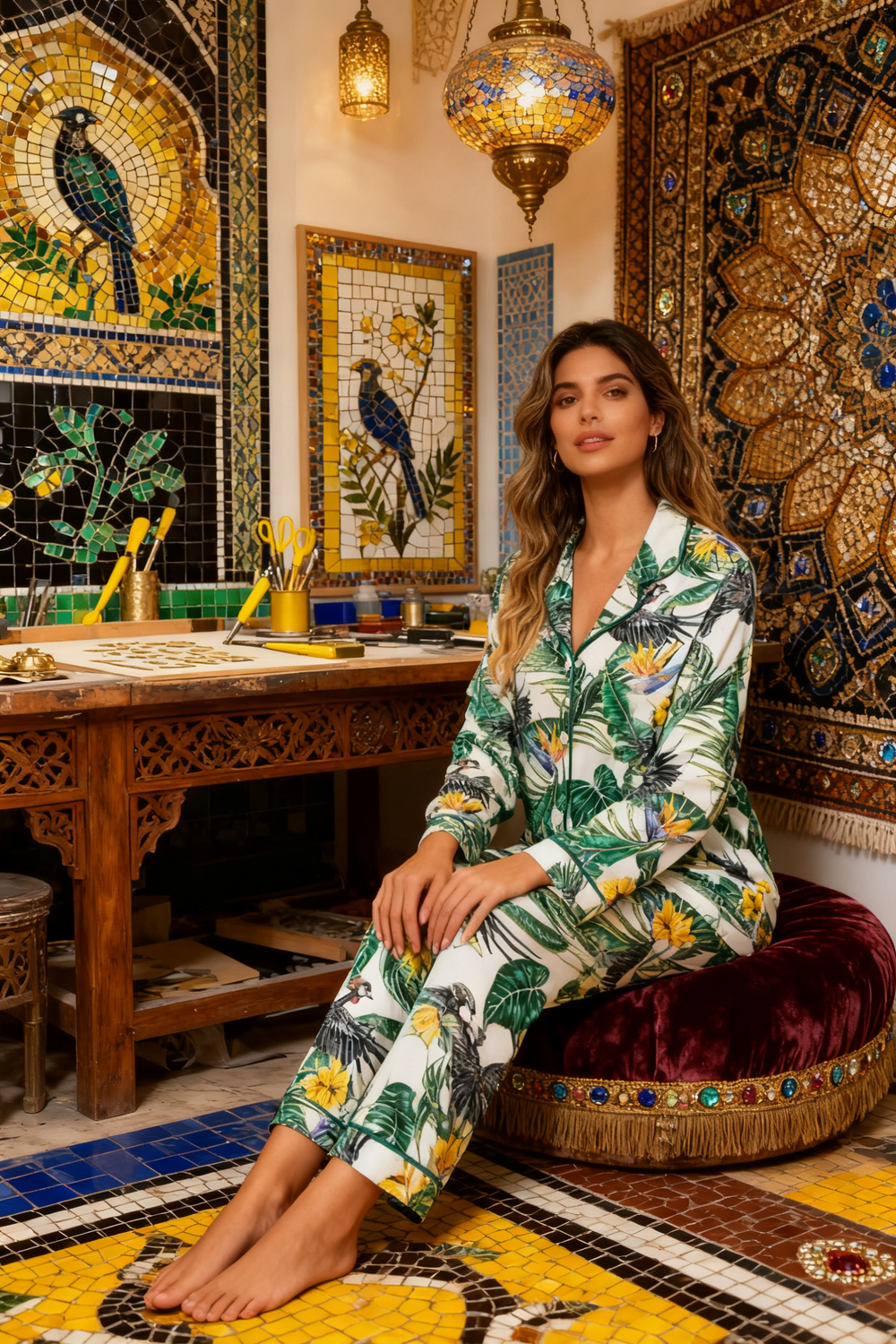 Emerald Canopy Reverie Pajamas - My Store