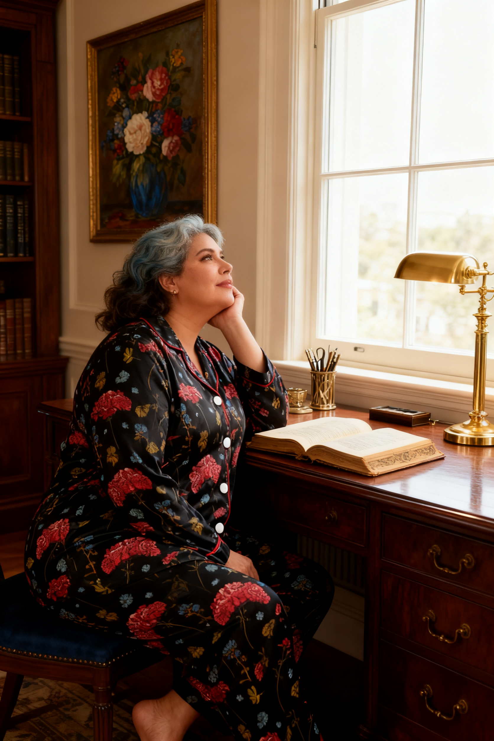 Nocturnal Floral Realm Pajamas - My Store