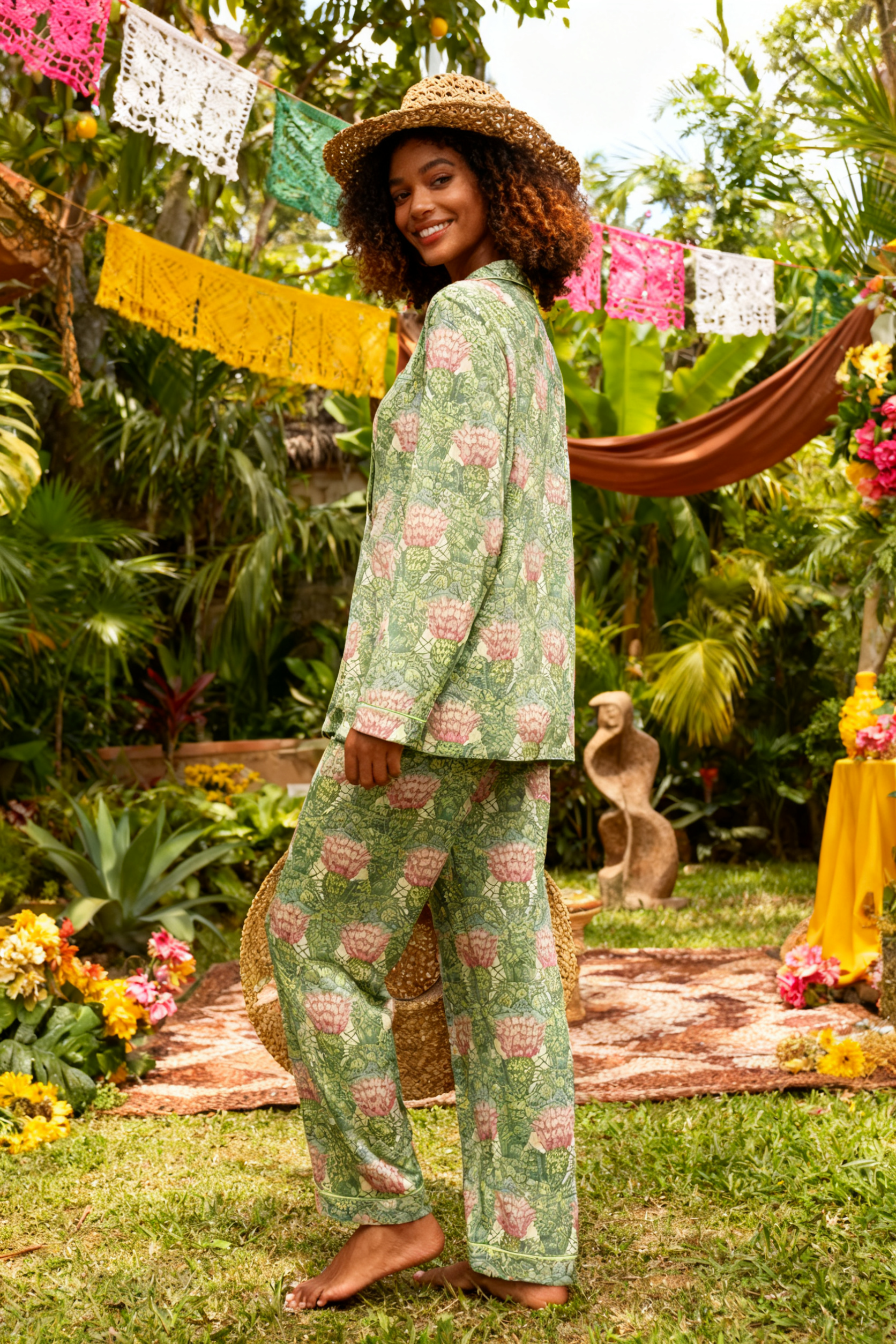 Mystic Succulent Realm Pajamas - My Store