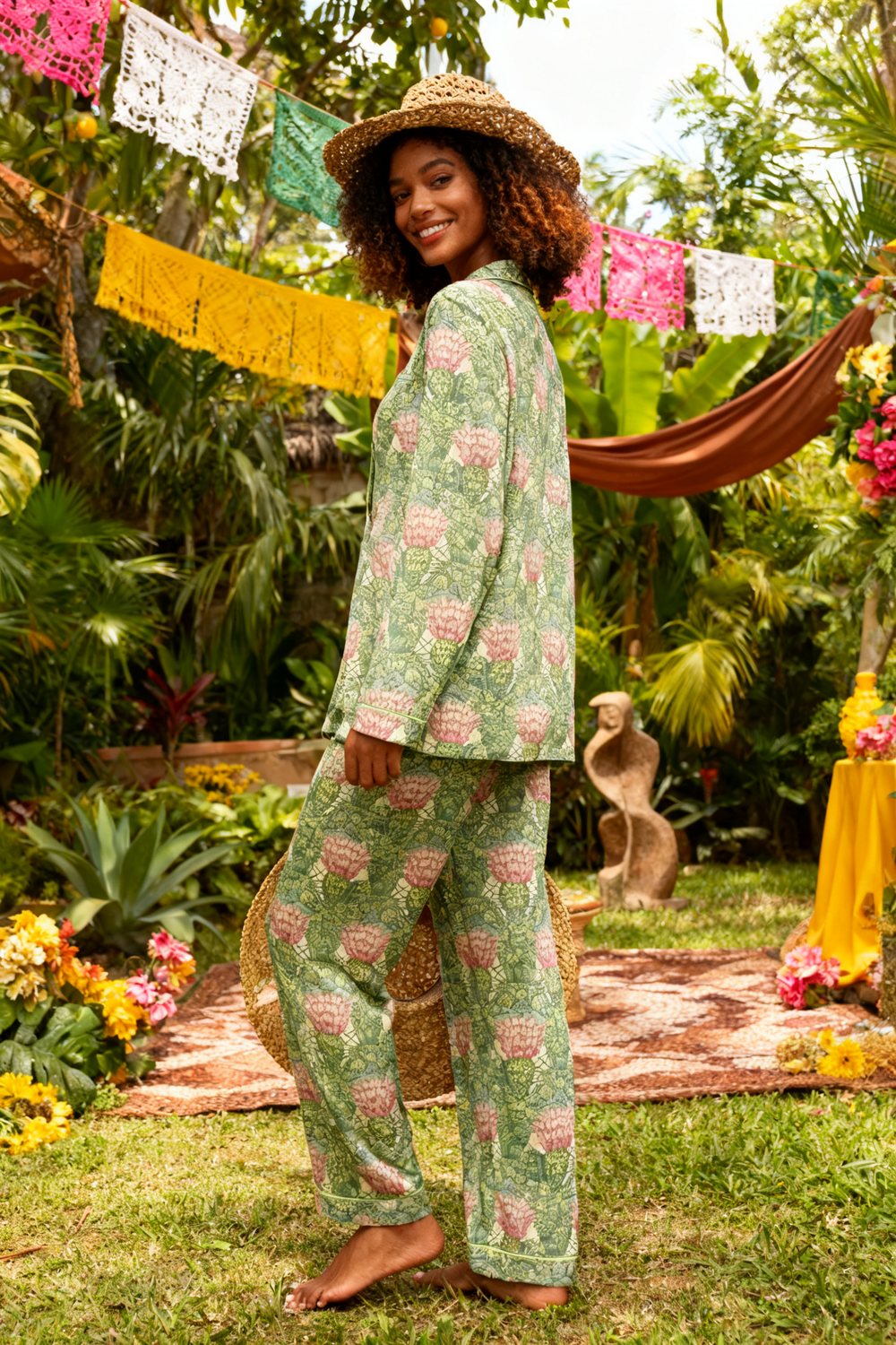 Mystic Succulent Realm Pajamas - My Store