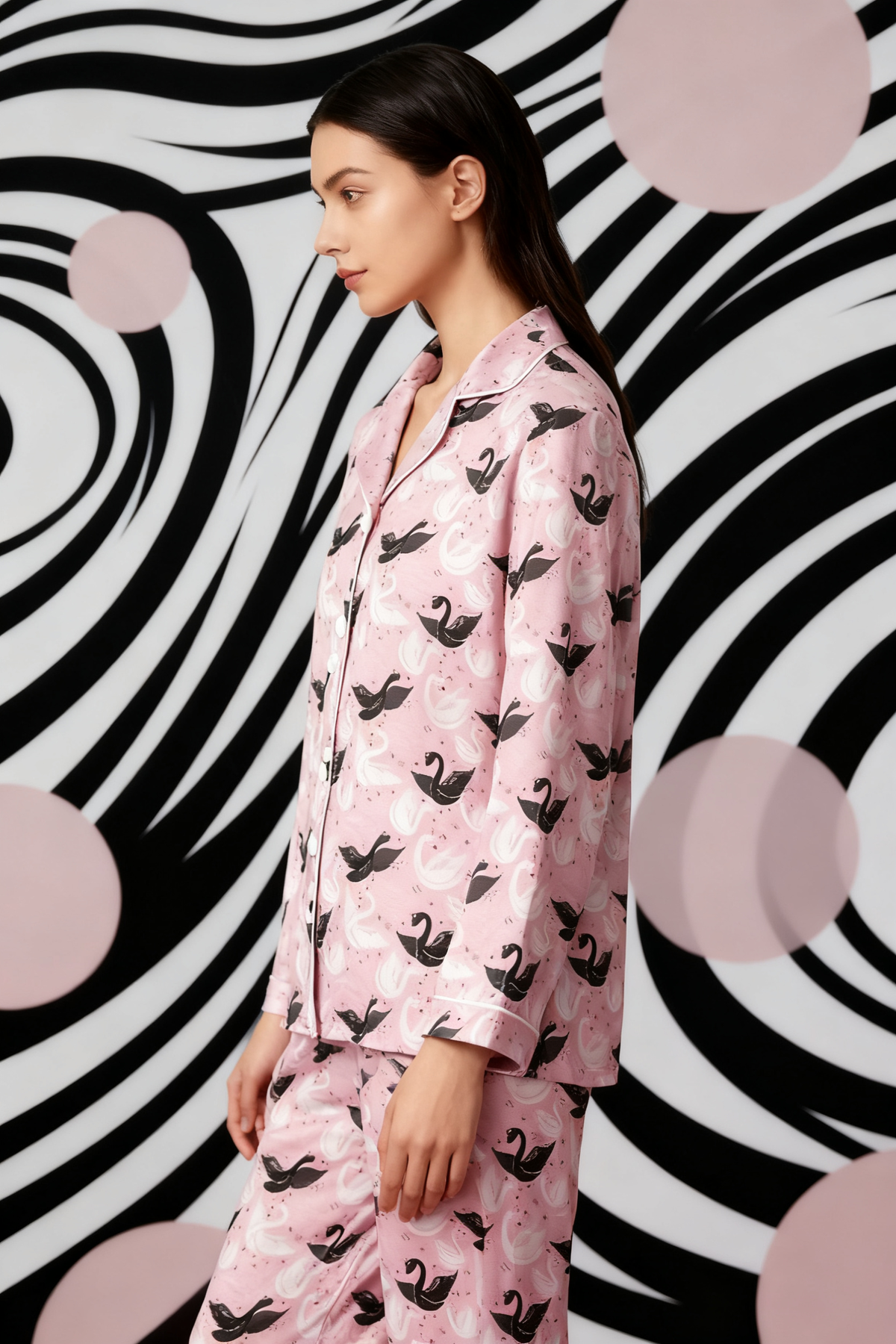 Swan Bloom Pajamas - My Store