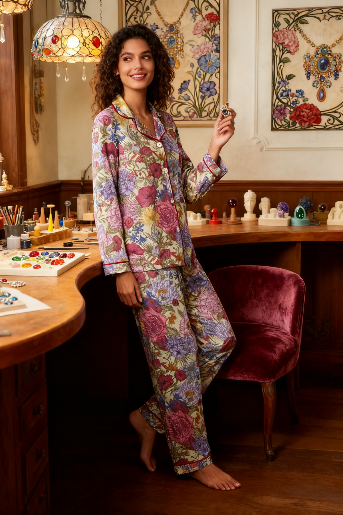 Whisper of the Vintage Garden Pajamas - My Store