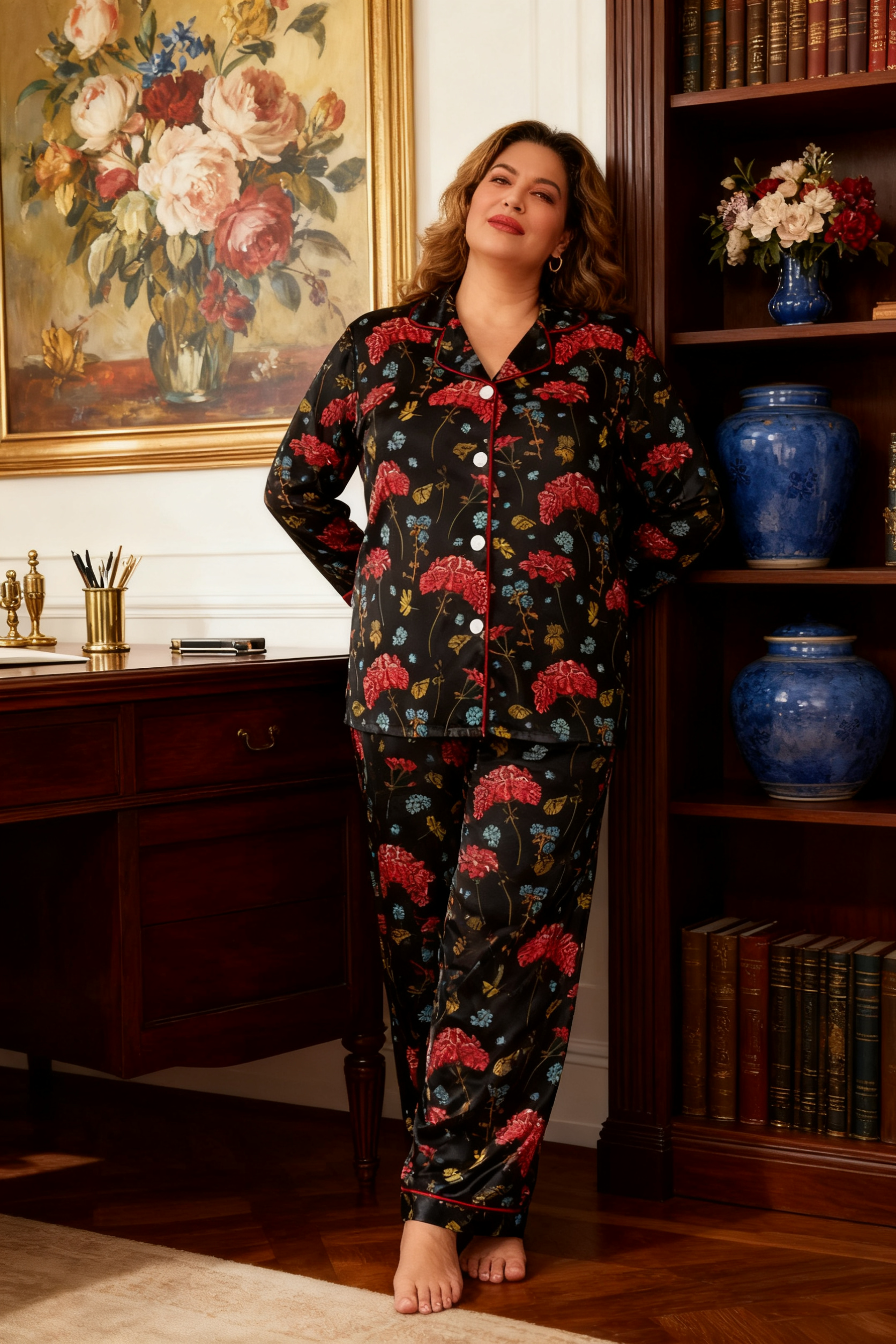 Nocturnal Floral Realm Pajamas - My Store