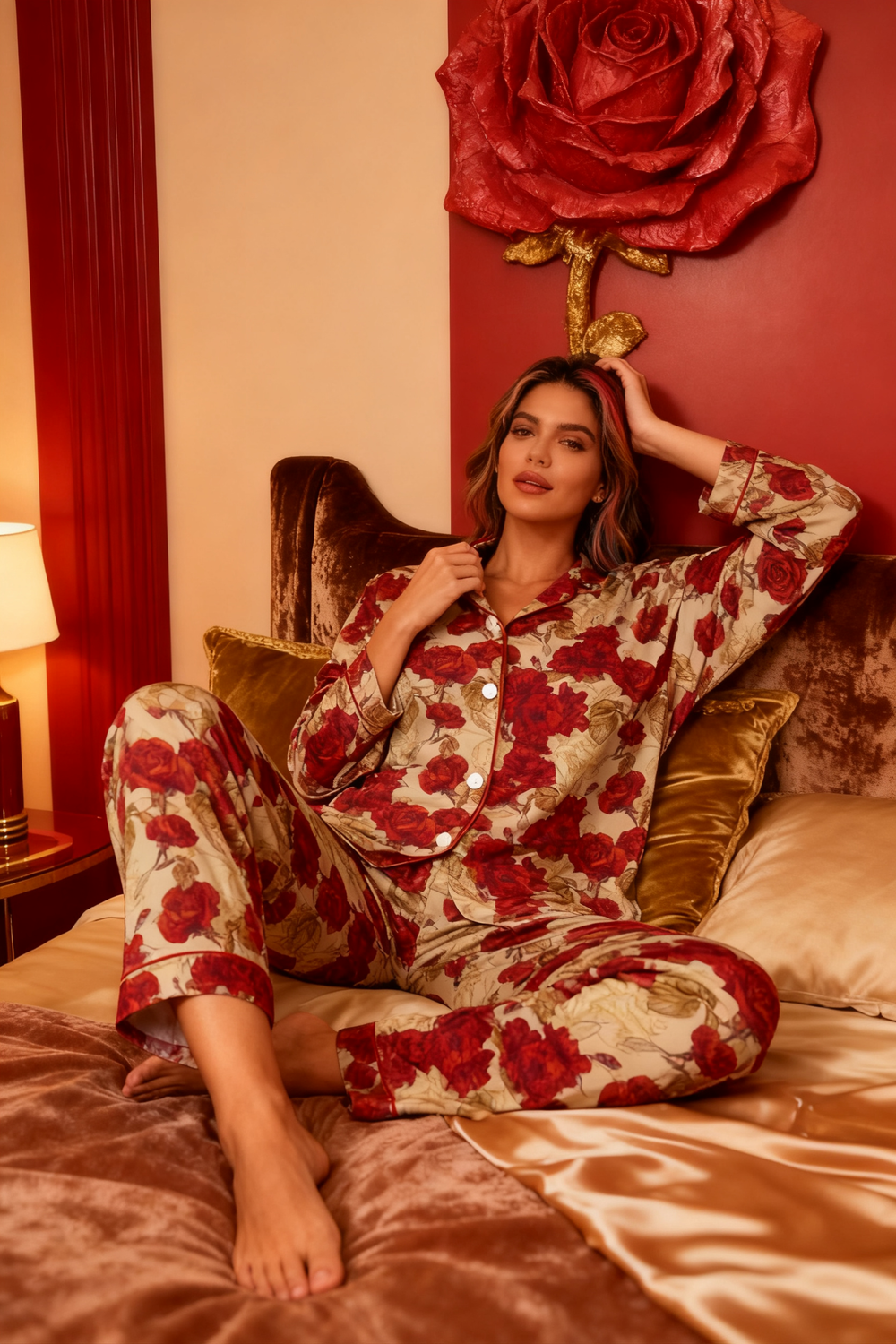 Floral Note Meandering Pajamas - My Store