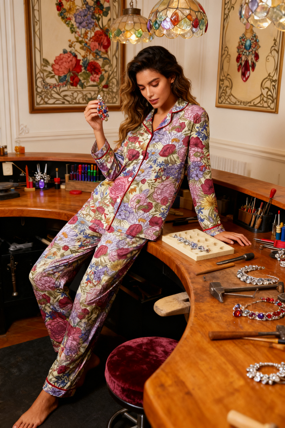Whisper of the Vintage Garden Pajamas - My Store