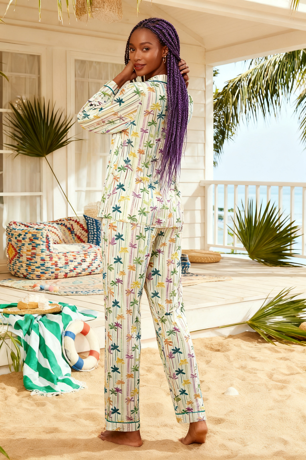 Colorful Coconut Grove Pajamas - My Store