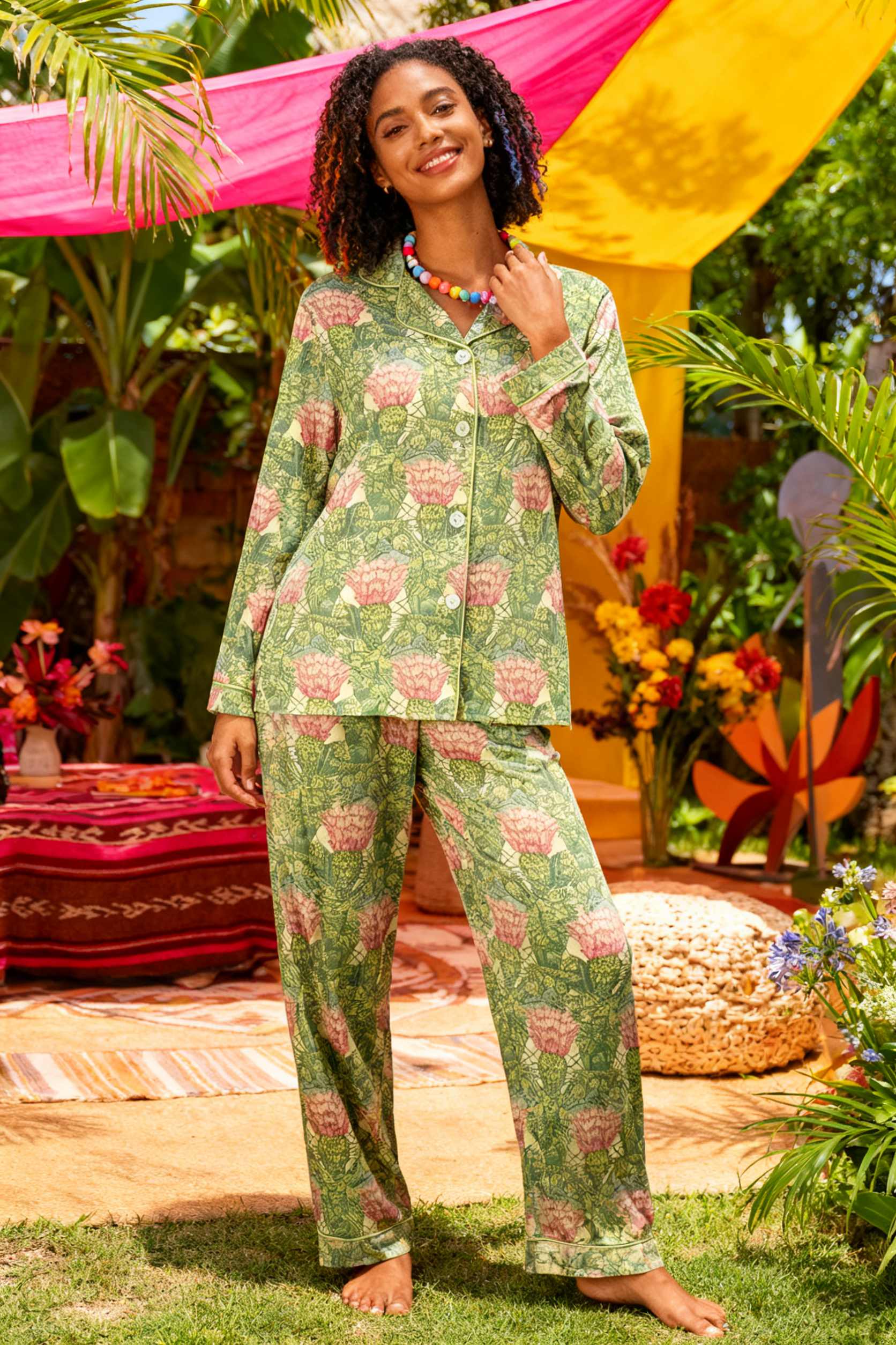 Mystic Succulent Realm Pajamas - My Store
