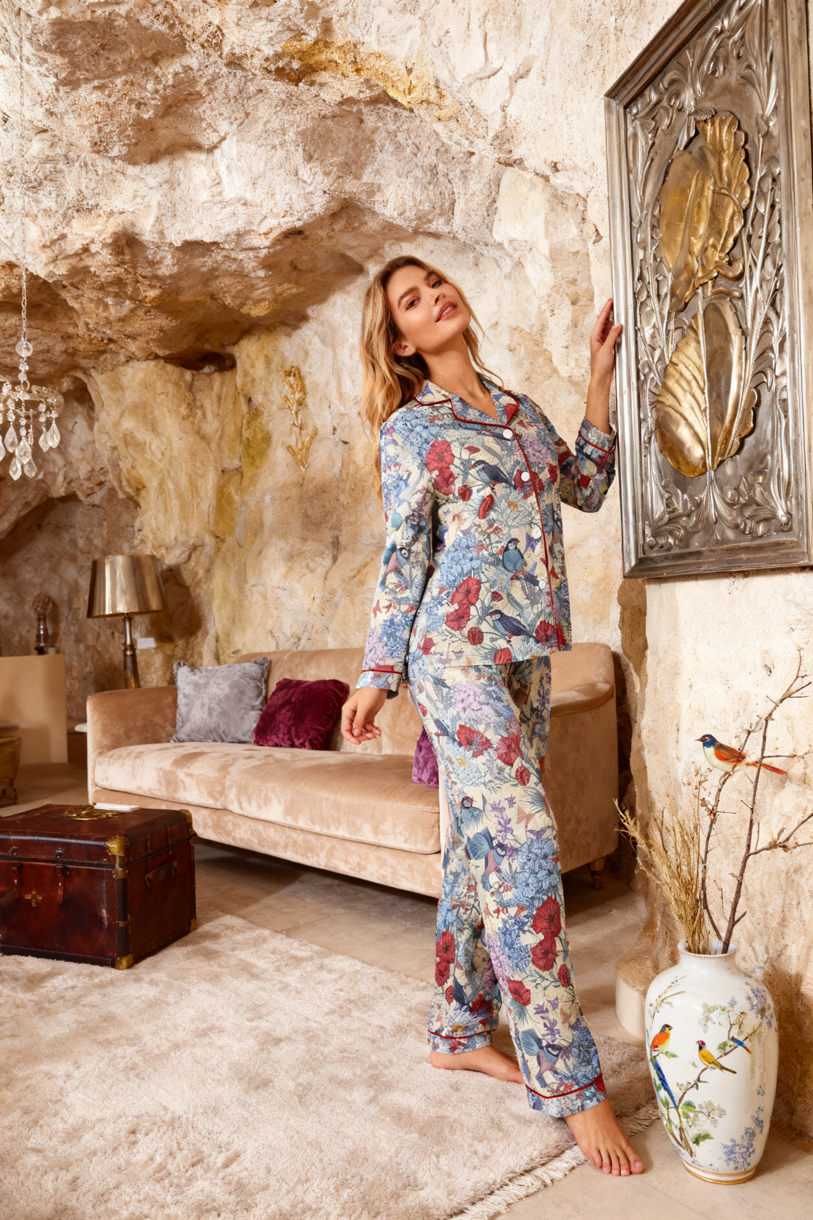 Songbird Garden Cartography Pajamas - My Store