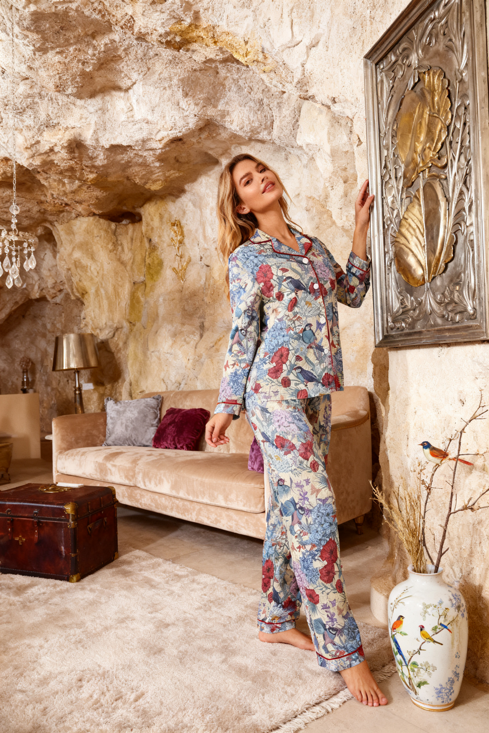 Songbird Garden Cartography Pajamas - My Store