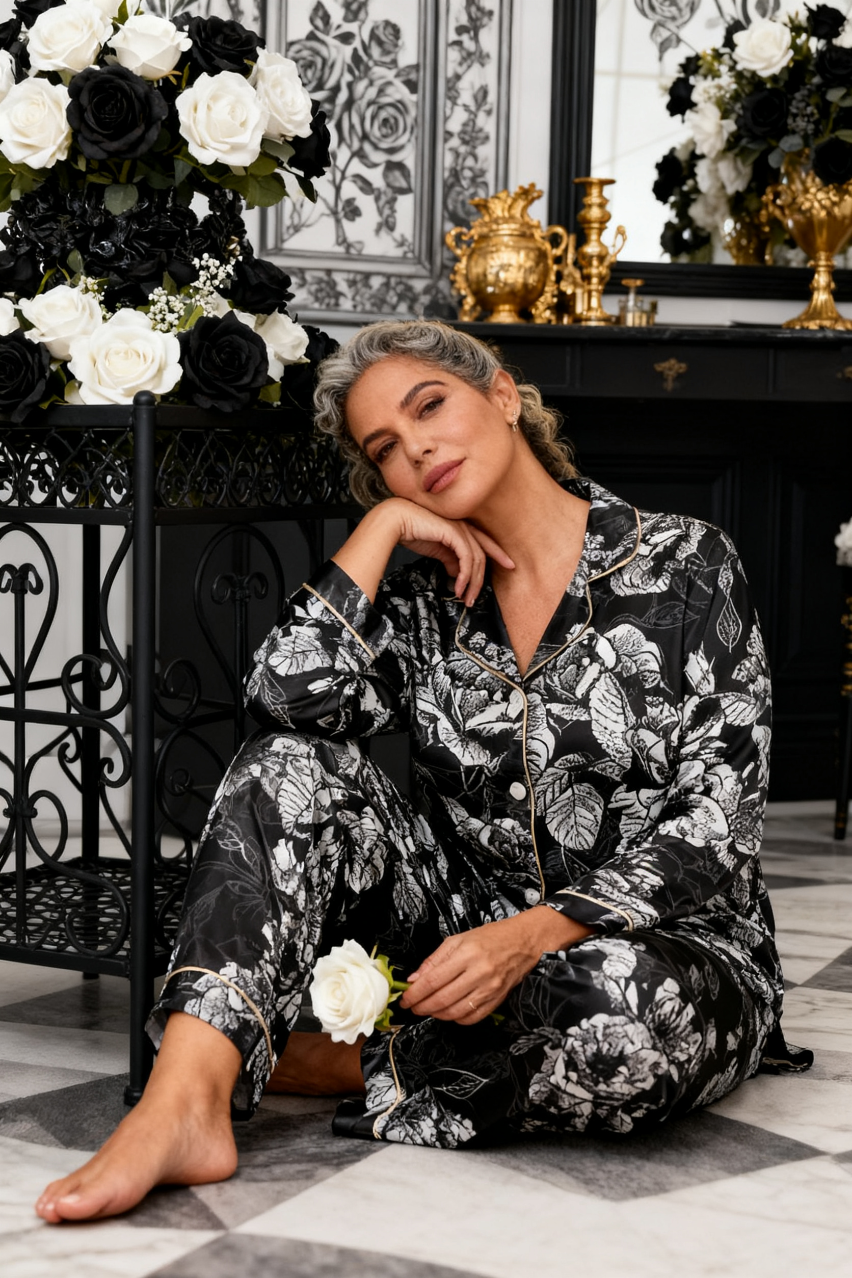 Twilight Floral Pajamas - My Store