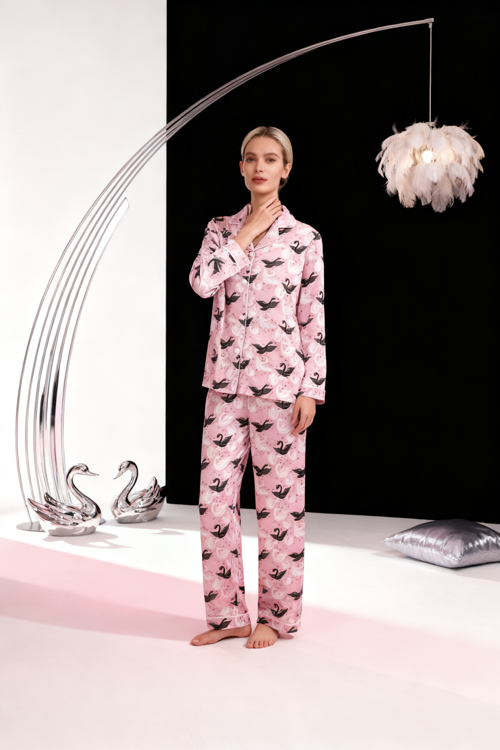 Swan Bloom Pajamas - My Store