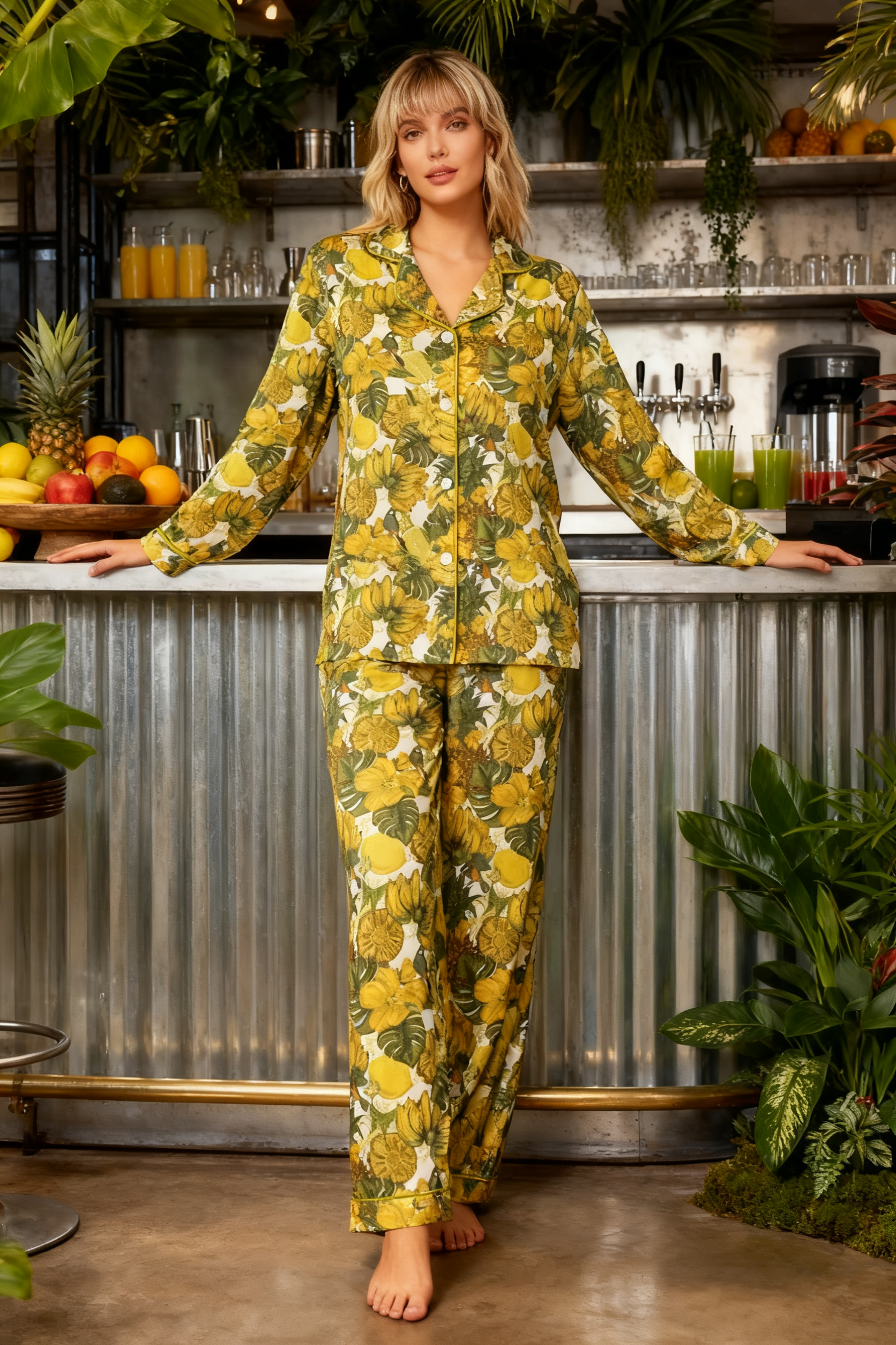 Dreamwoven Petal & Fruit Pajamas - My Store
