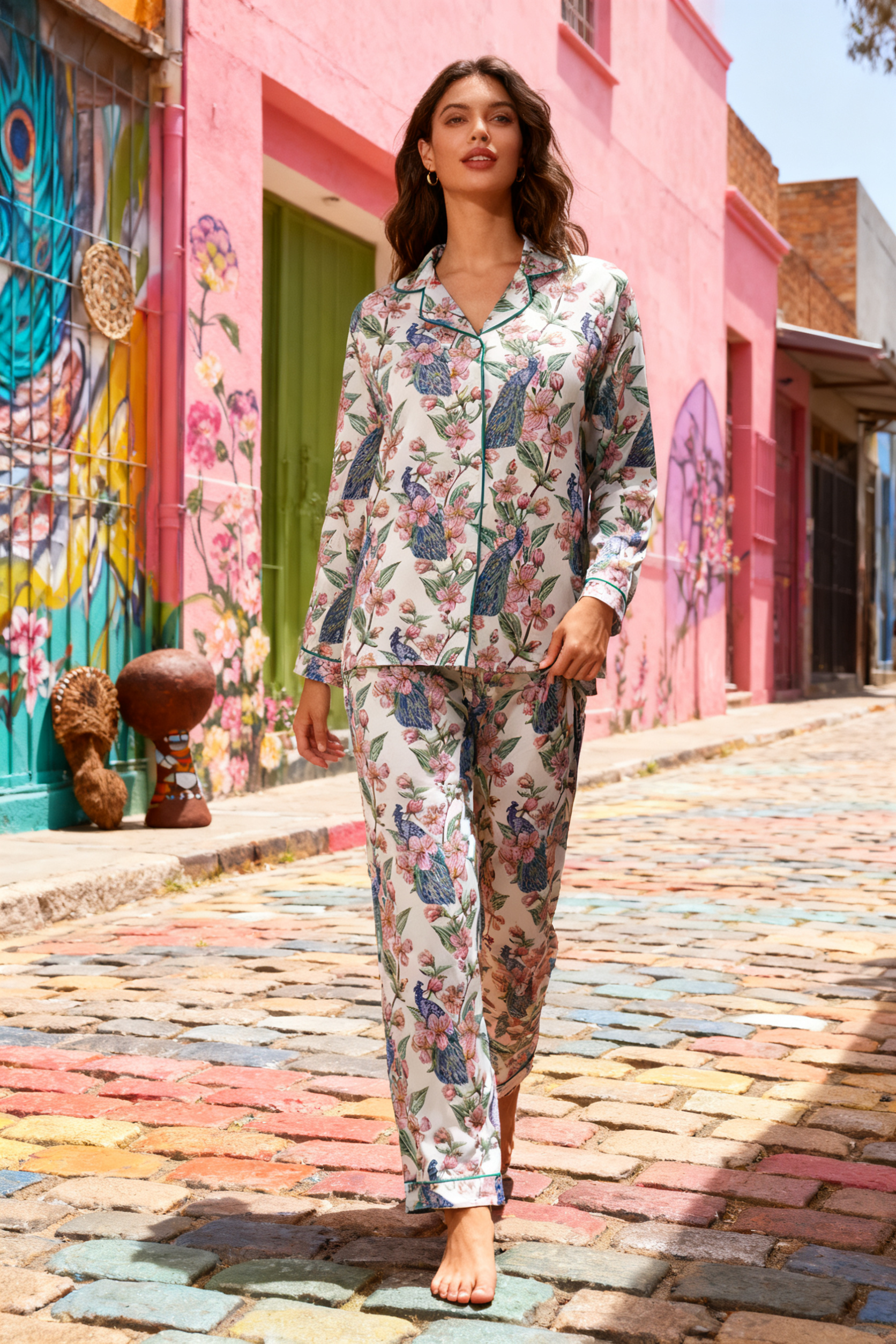 The Hidden Peacock Garden Pajamas - My Store
