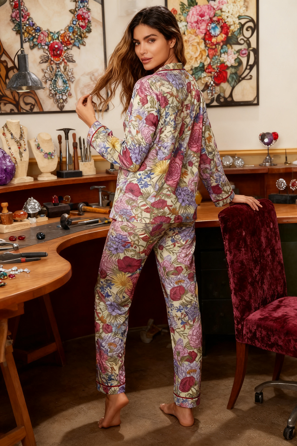 Whisper of the Vintage Garden Pajamas - My Store