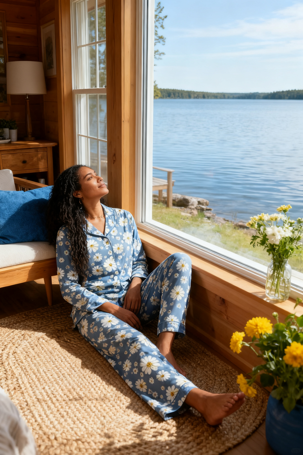 Azure Daisy Pajamas - My Store