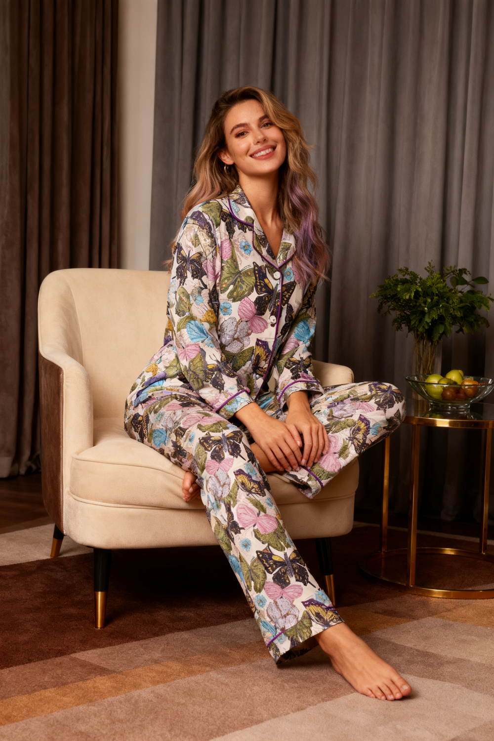 Butterfly Dream Floral Isle Pajamas - My Store
