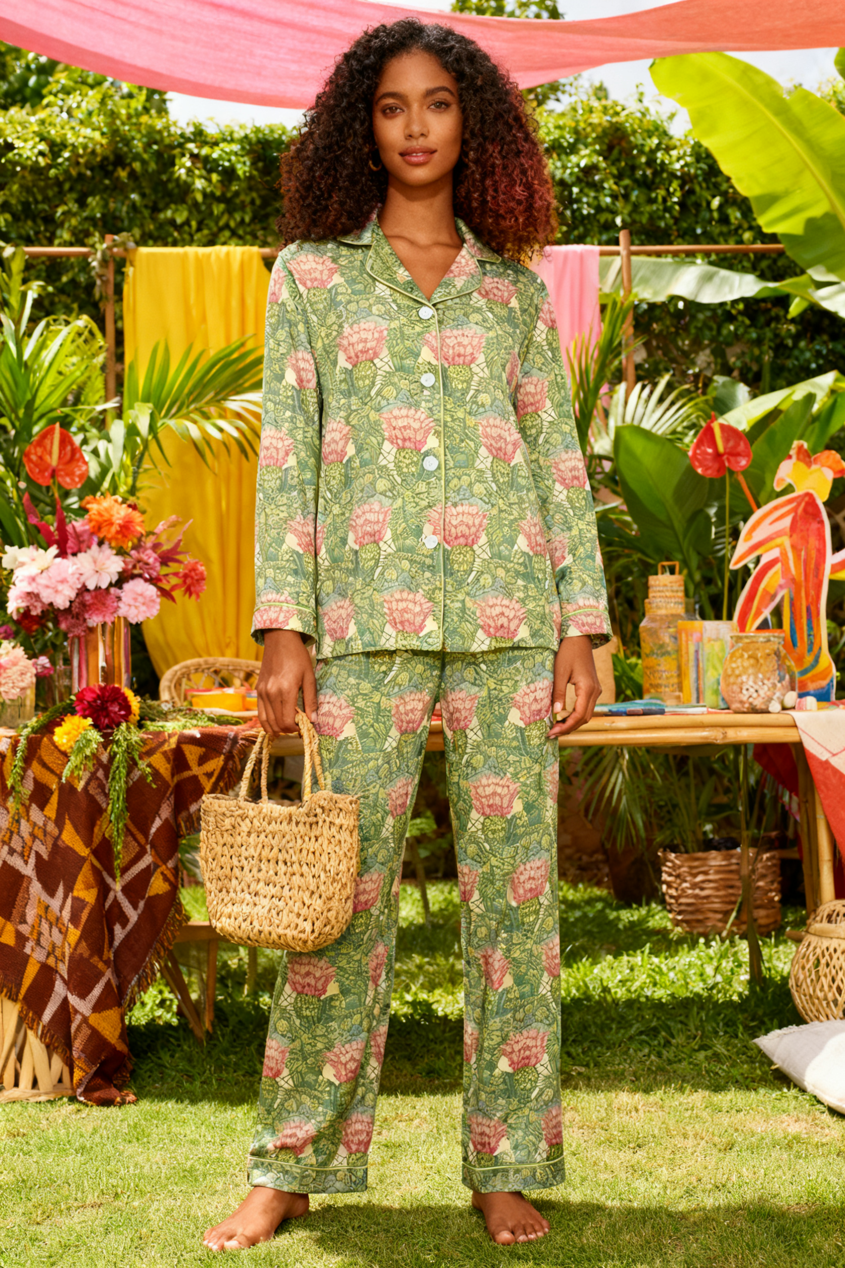 Mystic Succulent Realm Pajamas - My Store