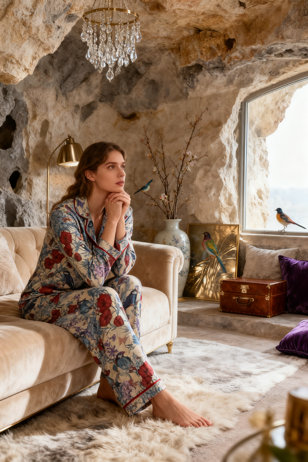 Songbird Garden Cartography Pajamas - My Store