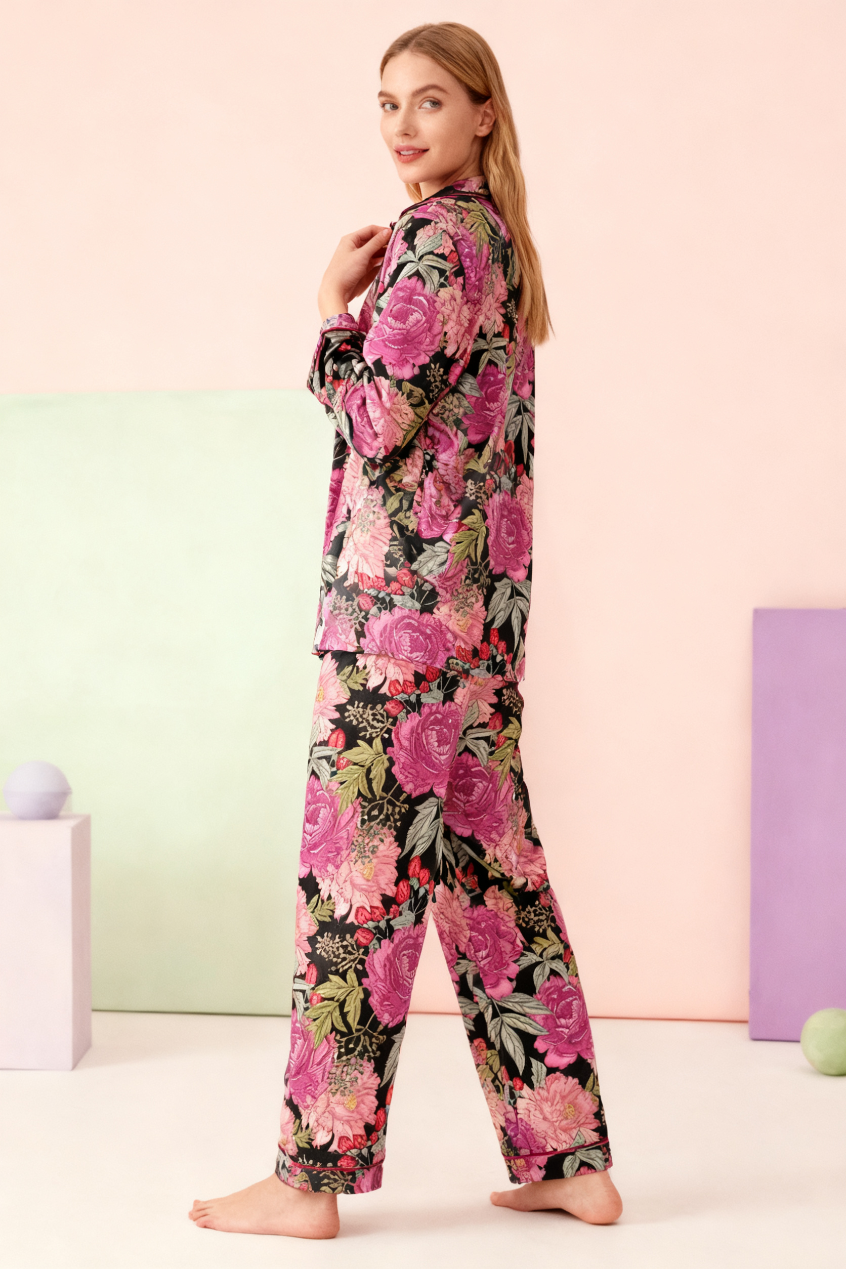 Moonlit Garden Reverie Pajamas - My Store