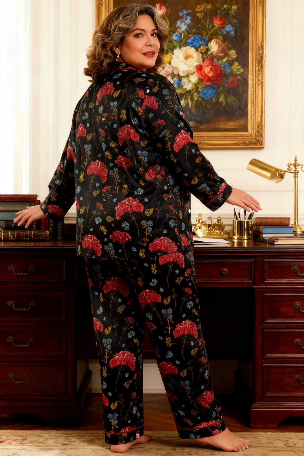 Nocturnal Floral Realm Pajamas - My Store