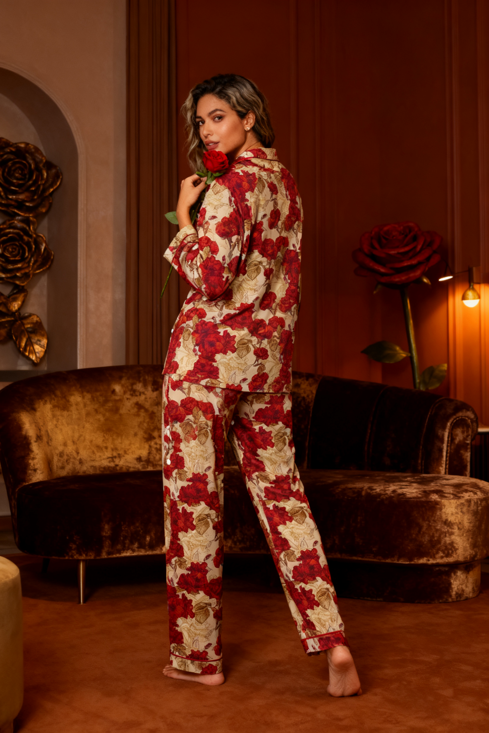 Floral Note Meandering Pajamas - My Store