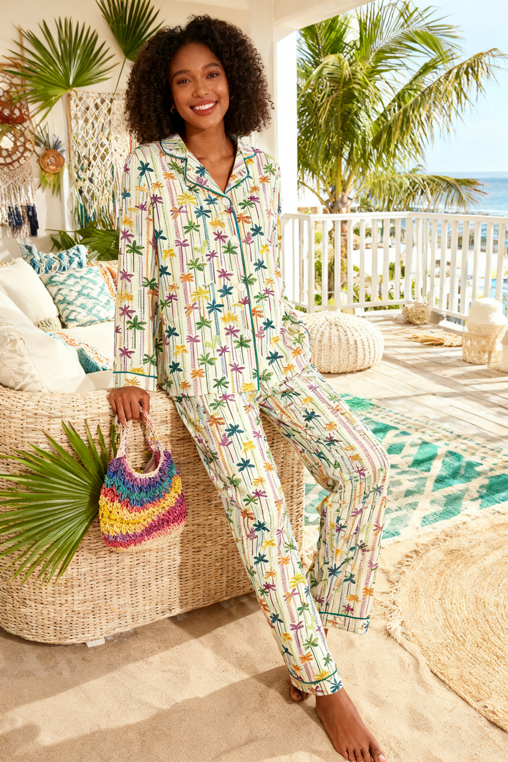 Colorful Coconut Grove Pajamas - My Store