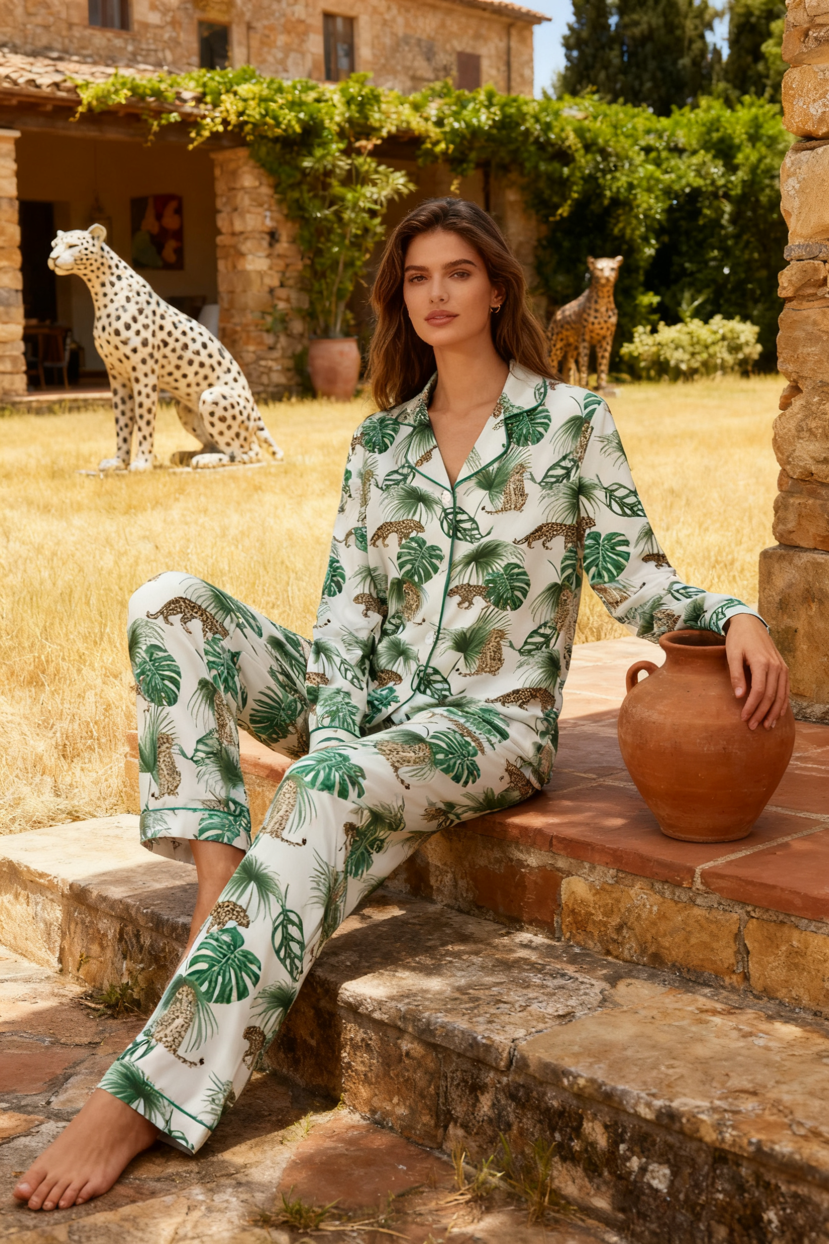 Hidden Grove Leopard Pajamas - My Store