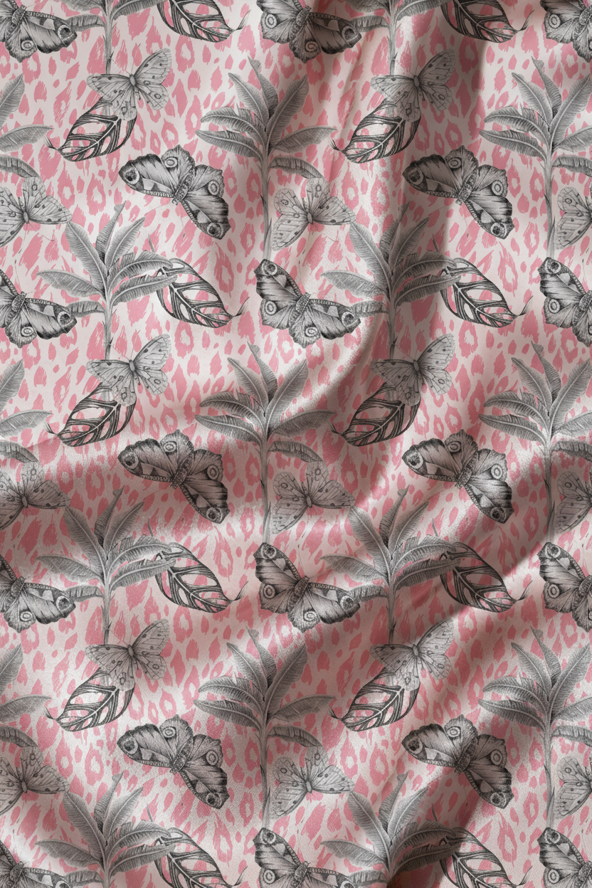 Dreamy Leopard Print & Butterfly Pajamas - My Store