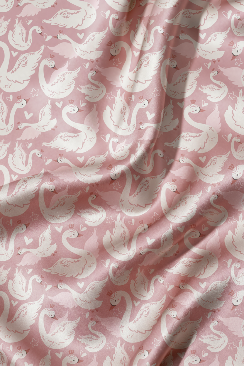 Pink Swan Ballad Pajamas - My Store