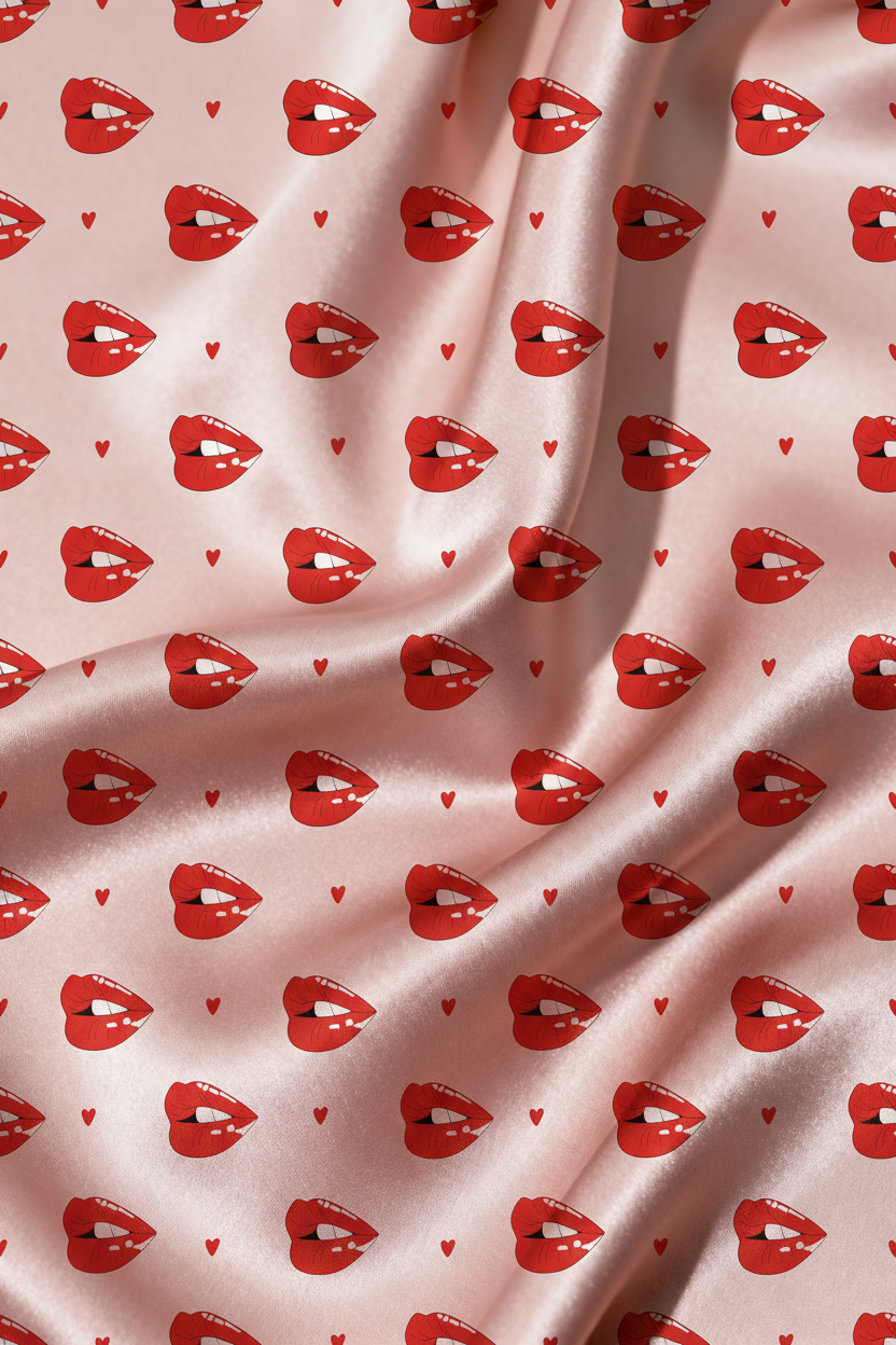 Pink Red Lip Sweet Pajamas - My Store