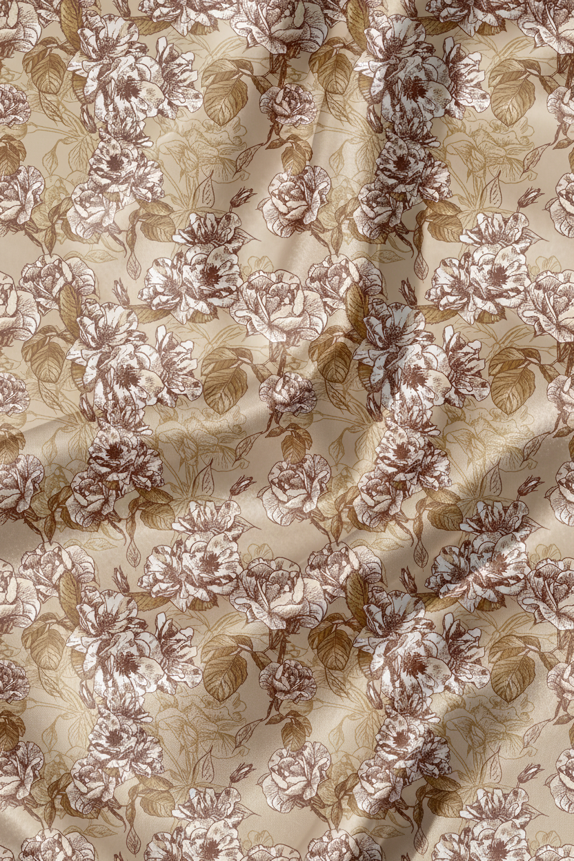 Floral Note Narrative Pajamas - My Store