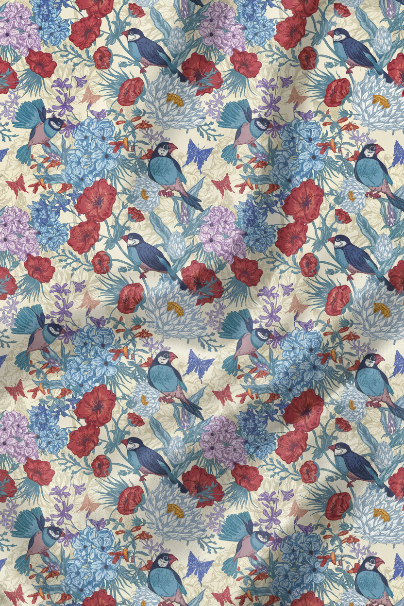 Songbird Garden Cartography Pajamas - My Store