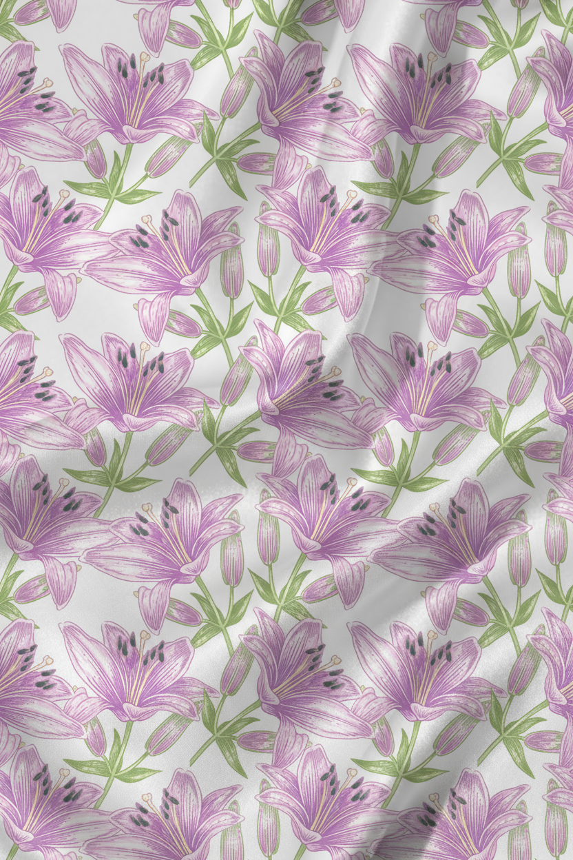 Whispering Petal Atlas Pajamas - My Store