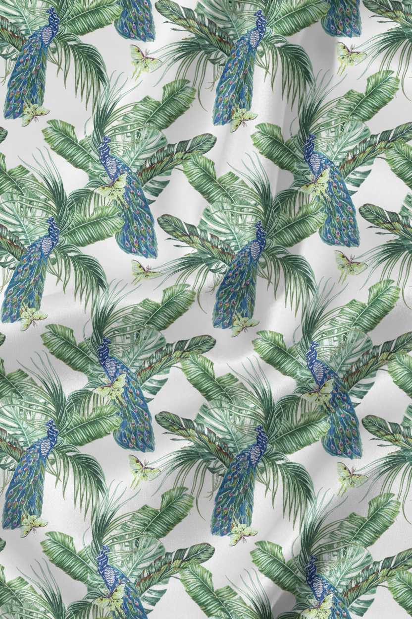 Peacock Reverie Pajamas - My Store